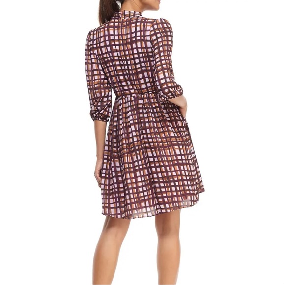 NWT Gal Meets Glam Lindsey Tie Neck Dress 6 - Picture 3 of 9